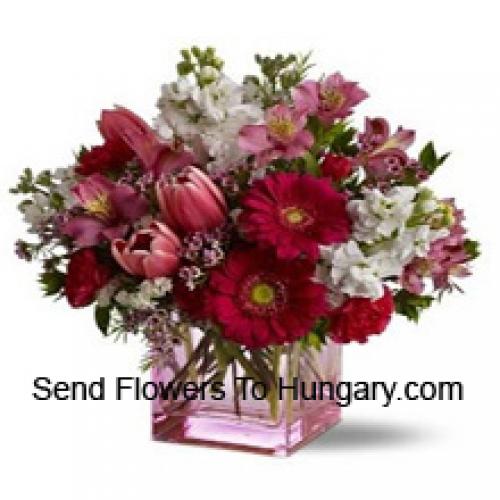 Beautiful Assorted Flowers in Vase