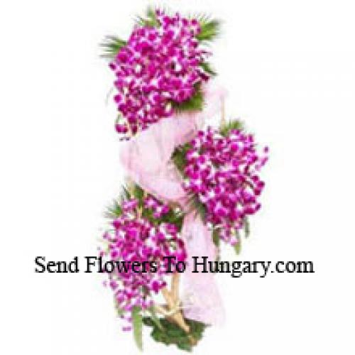 Pink Orchids Exotic Tall Arrangement